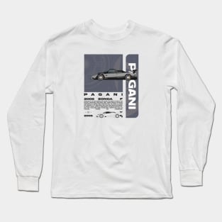 2005 Pagani Zonda F Long Sleeve T-Shirt